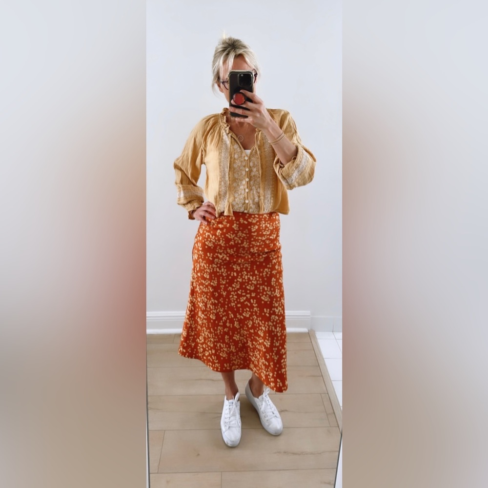 Cotton on midi skirt